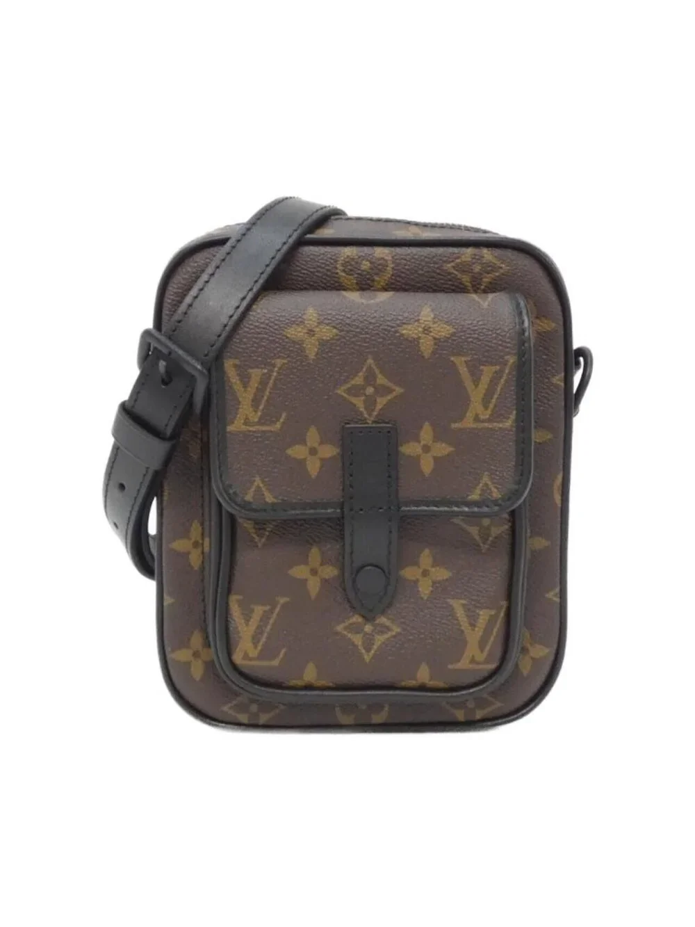 Louis Vuitton Monogram Macassar Christopher Wearable Wallet Shoulder Bag